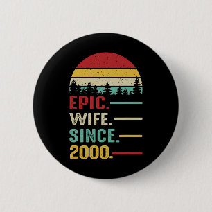 23. Hochzeitstag für ihre epische Ehefrau seit 2. Button