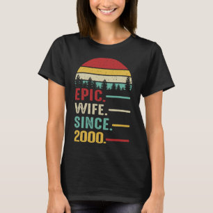 23. Hochzeitstag für ihre epische Ehefrau seit 2. T-Shirt