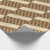 23. Hochzeitstag, Topaz, Geschenkpapier (Ecke)