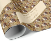 23. Hochzeitstag, Topaz, Geschenkpapier (Rolleneckpunkt)