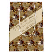 23. Hochzeitstag, Topaz, Mittlere Geschenktüte (Rückseite)