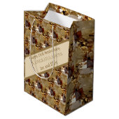 23. Hochzeitstag, Topaz, Mittlere Geschenktüte (Rückseite Schrägansicht)