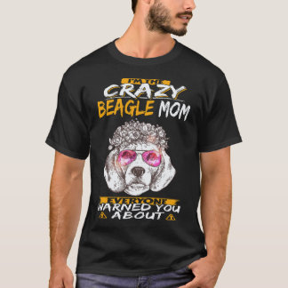 23 Ich bin die verrückte Beagle-Mama Beagle T-Shirt