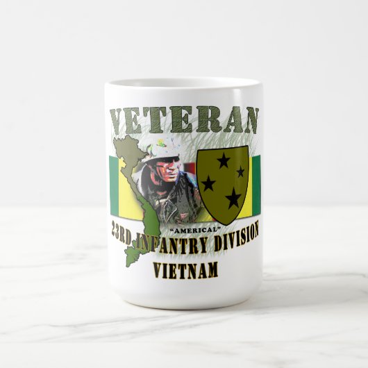 23. Inf Div. (Americal) - Vietnam (kein CIB) Kaffeetasse (Mittel)