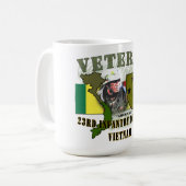23. Inf Div. (Americal) - Vietnam (kein CIB) Kaffeetasse (Vorderseite Links)