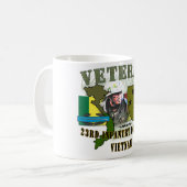 23. Inf Div. (Americal) - Vietnam (w/CIB) Kaffeetasse (Vorderseite Links)