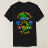 23. Infanterie Division Vietnam Combat Veteran T-Shirt (Design vorne)