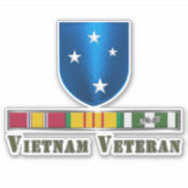 23. Infanterie Division Vietnam Veteran Aufkleber (Vorderseite)