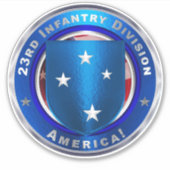 23. Infanterieabteilung Aufkleber (Vorderseite)