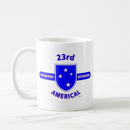 23. INFANTERIEDIVISION "AMERICAL " KAFFEETASSE (Links)