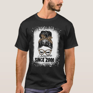 23 Jahre alt Großartig seit 2000 Leopard 23. Gebur T-Shirt