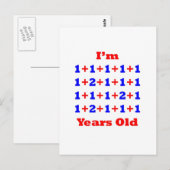 23 Jahre alt! Postkarte (Vorne/Hinten)