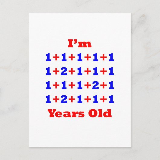 23 Jahre alt! Postkarte (Vorderseite)