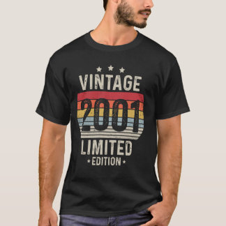 23 Jahre alt Vintag 2001 Limited Edition 23. Gebur T-Shirt