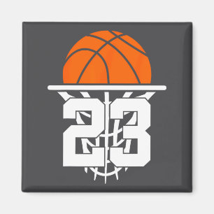 23 Jahre Basketball 23. Geburtstag Magnet