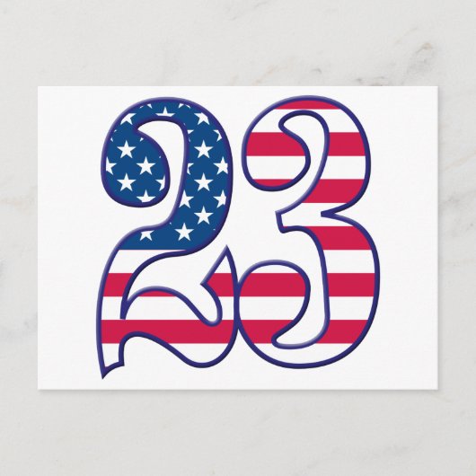 23 Jahre USA Postkarte (Vorderseite)