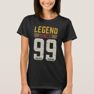 23 Jahre Vintag 1999 23. Geburtstagsdekoration T-Shirt