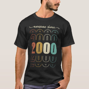 23 Jahre Vintag seit 2000 23. Geburtstag T-Shirt