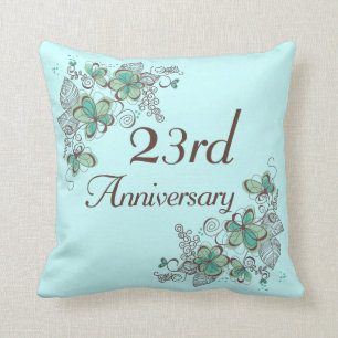 23. Jahrestags-Geschenk-Wurfs-Kissen Kissen