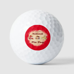 23. Januar Nationaler Kuchen-Tag Golfball