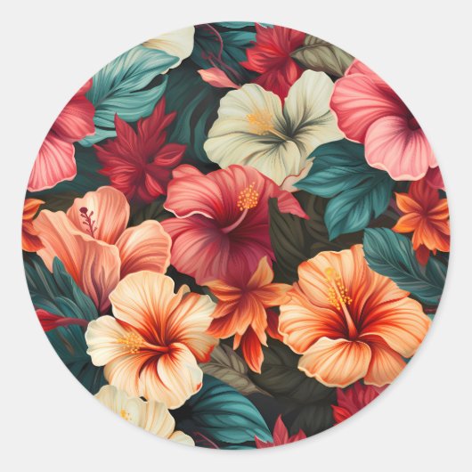 23 Muster Runder Aufkleber (Vorderseite)