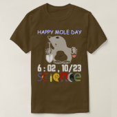 23. Oktober Nationalen Mole Day Avogadro's Number- T-Shirt (Design vorne)
