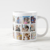 23 Photo Collage Template Make Your Own Fun Jumbo-Tasse (Rechts)