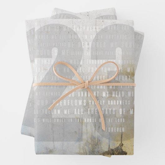 23 - Psalm 23 Geschenkpapier Set (Beispiel)
