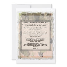 23. Psalm Einladung Abstrakt