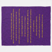 23. PSALM FLEECEDECKE (Vorderseite (Horizontal))