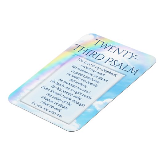 23. Psalm Magnet (Linke Seite)