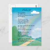 23. Psalm Postkarte (Vorne/Hinten)