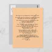 23. Psalm Postkarte (Vorne/Hinten)