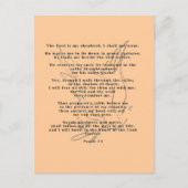 23. Psalm Postkarte (Vorderseite)