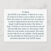 23 Psalm Postkarte (Vorderseite)