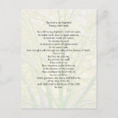 23. Psalm.. Postkarte (Vorderseite)