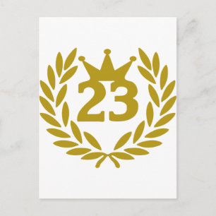23-real-laurel-Kronen Postkarte