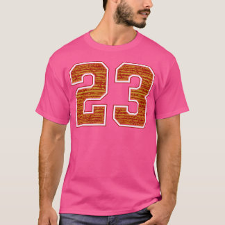 23 Red Gold Sportnummer T-Shirt