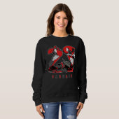 23 seltene Air Red Thunder 4s passend Sweatshirt (Vorne ganz)