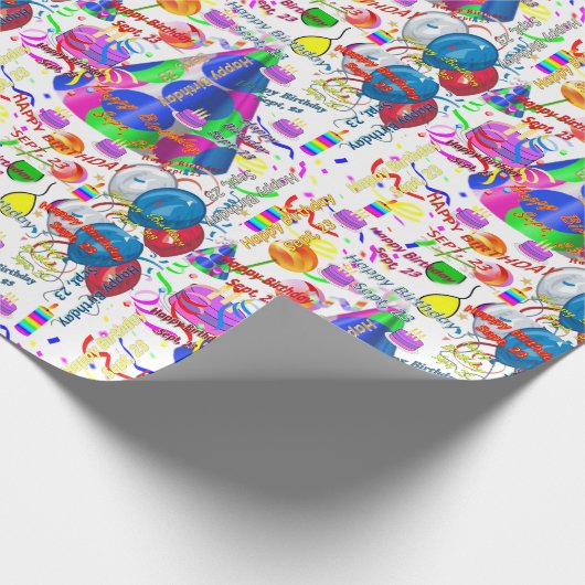 23. September Geschenkpapier (Ecke)