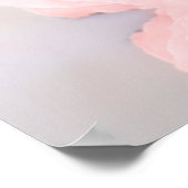 23 Tabelle Rosa Rosenblütendiagramm Poster (Ecke)