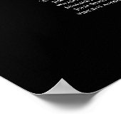 23 Tabelle Silver & Black Wedding Seating Chart Poster (Ecke)