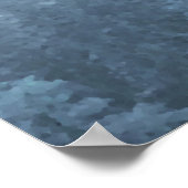 23 Tafelblauer Bergkiefern Hochzeitstabelle Poster (Ecke)