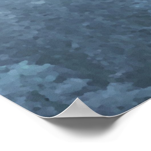 23 Tafelblauer Bergkiefern Hochzeitstabelle Poster (Ecke)