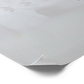 23 Tafelweiße Reflektionen Hochsitzdiagramm Poster (Ecke)