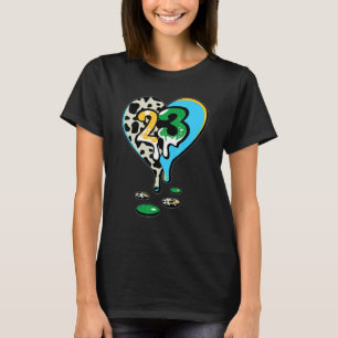 23 Tropfen Herz Chunky Dunky T-Shirt