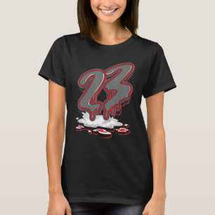 23 Tropfen Retro Infrarot 4s Matching T-Shirt