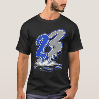 23 Tropfen True Blue 1s Matching T-Shirt