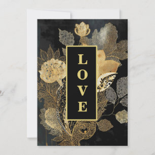 *~ 23 UAWG AR26 QR LIEBE Vintage Wedding Einladung