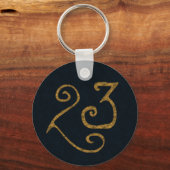 23 Vier Leaf Clovers Schlüsselanhänger (Vorderseite)